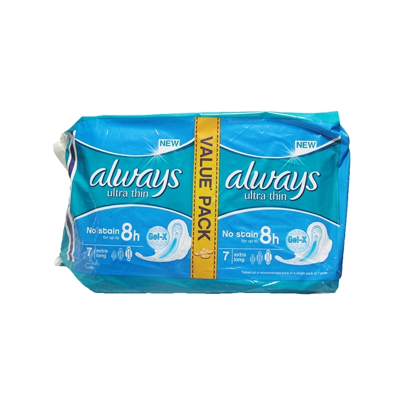Always 7 Extra Long Pads Value Pack