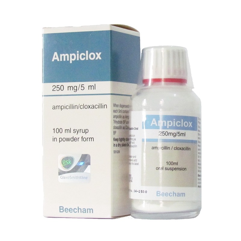 Ampiclox 250mg/5ml Syrup - 100ml