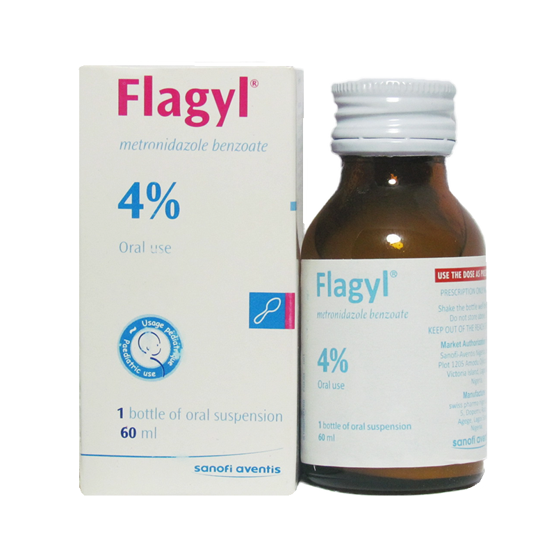 Flagyl 4% Oral Suspension - 60ml