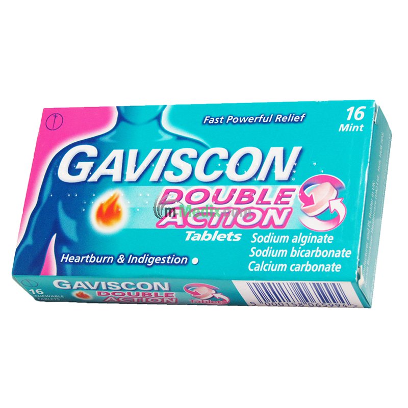 Gaviscon Double Action Mint Ð 16 Tablets