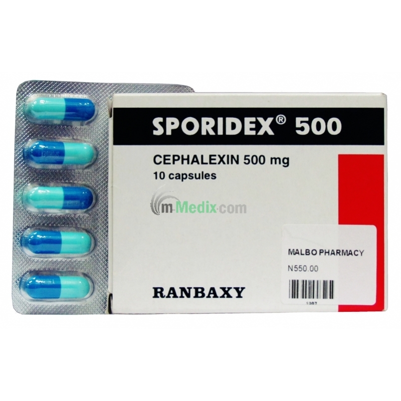 Sporidex 500mg - 10 Capsules