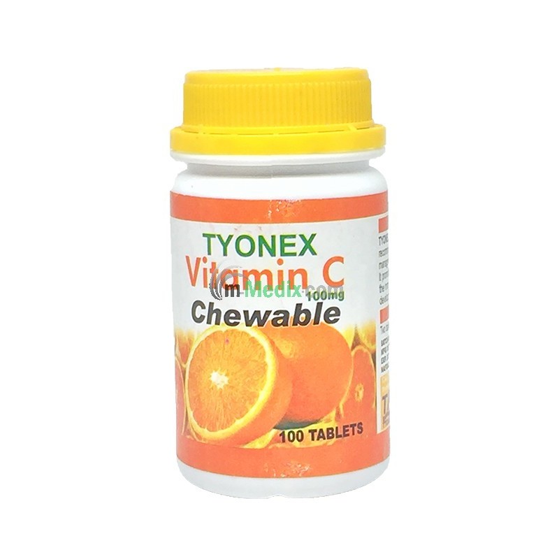 Tyonex Chewable Vitamin C 100mg Ð 100 Tablets