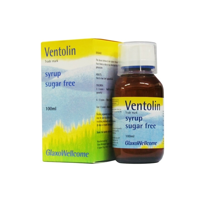 Ventolin Sugar Free Syrup - 100ml