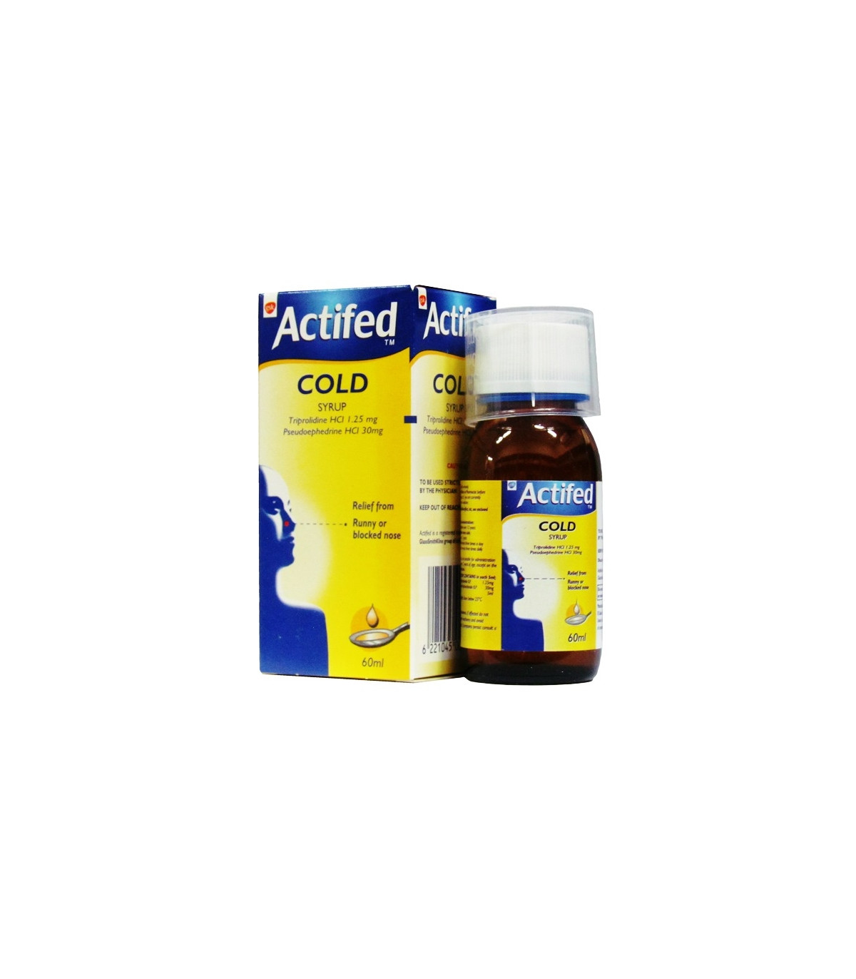 Actifed Cold Syrup - 60ml