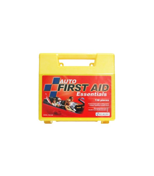 Auto First Aid Essentials FAO-340 - 138 Pieces Kit