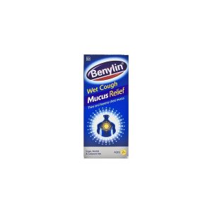 Benylin Wet Cough Mucus Relief Syrup for Above 2yrs – 100ml