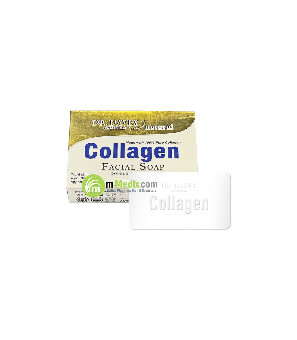 DR DAVEY Natural Collagen Facial Soap - 100g