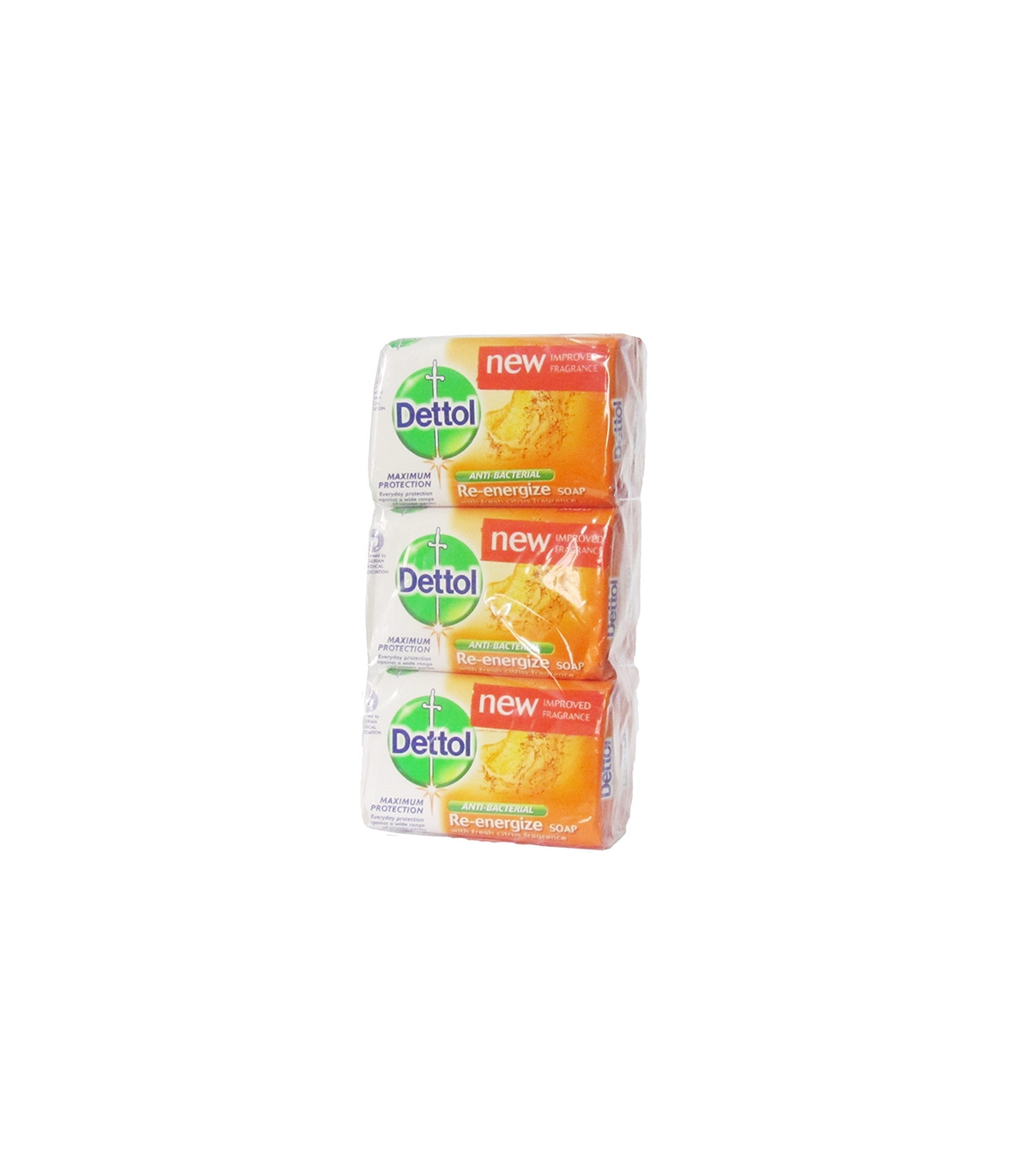 Dettol Antibacterial Re-energize Soap - Pack x6