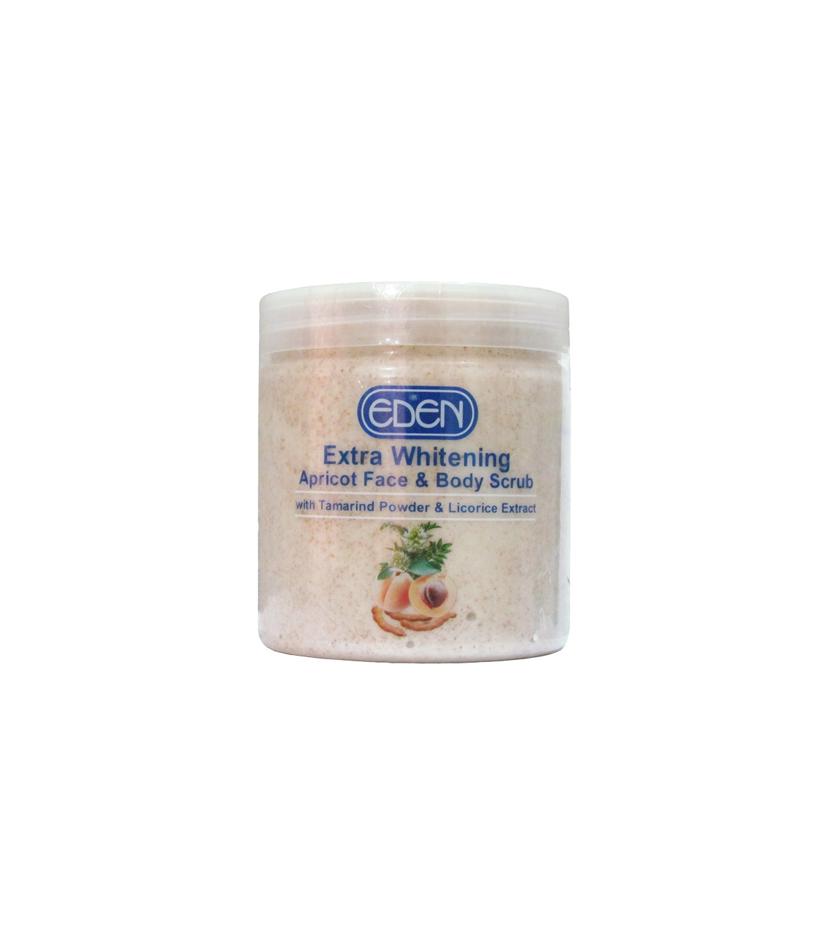 Eden Extra Whitening Apricot Face & Body Scrub – 500g