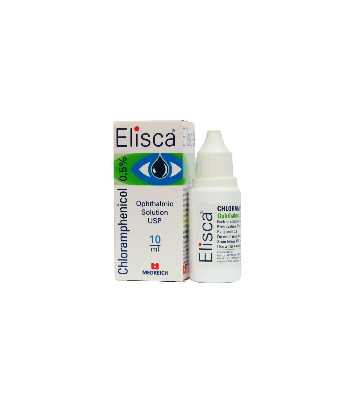 Elisca Chloromaphenicol 0.5% Eye Drop - 10ml
