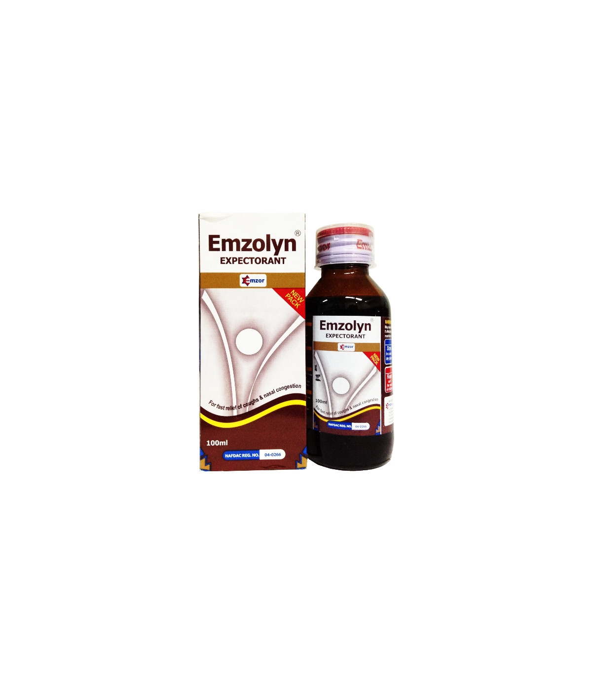 Emzor Emzolyn Expectorant Syrup - 100ml