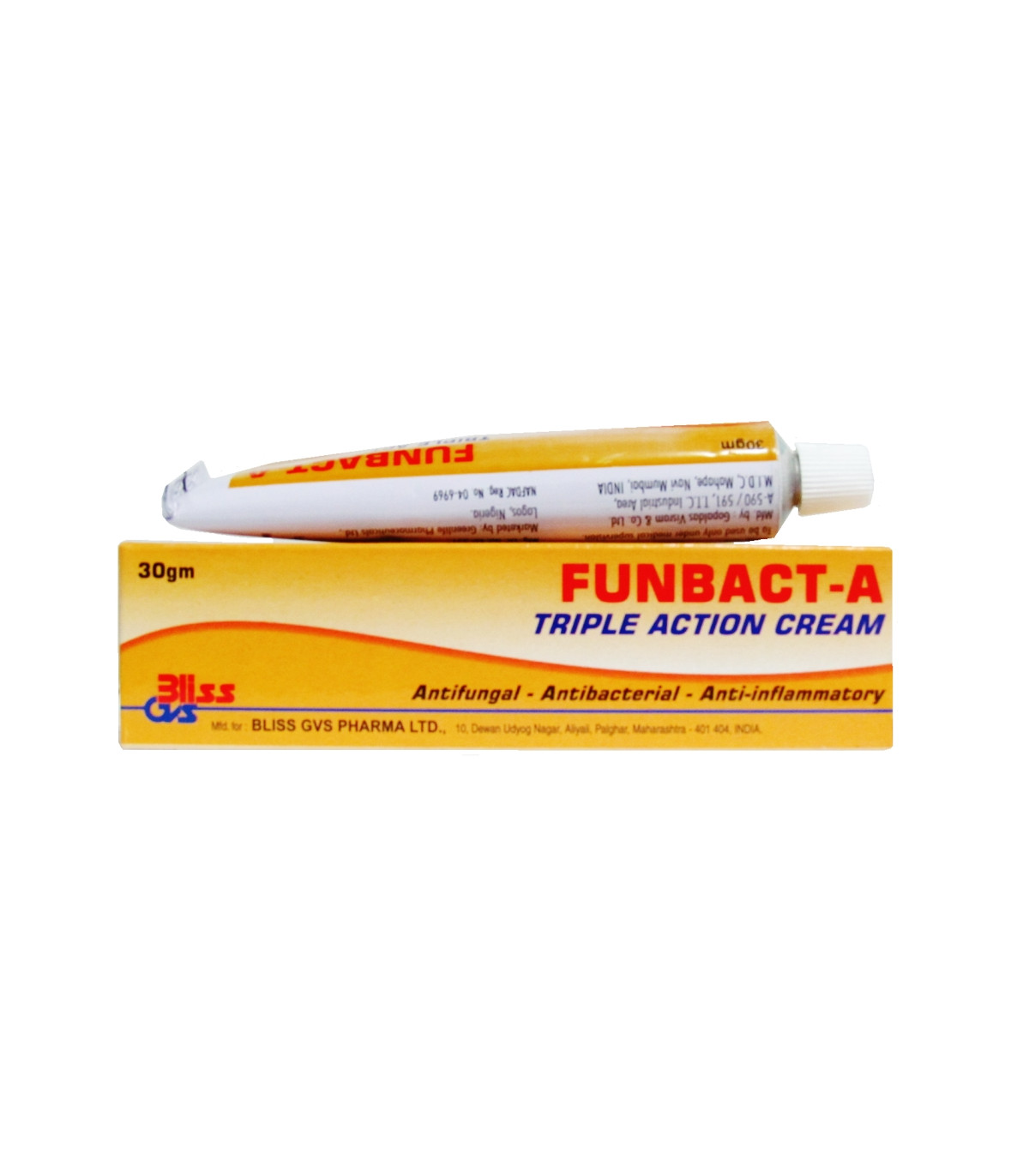 Funbact-A Triple Action Cream - 30g
