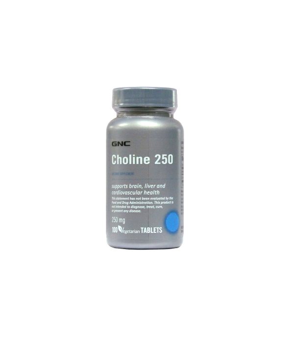GNC Choline 250mg - 100 Tablets