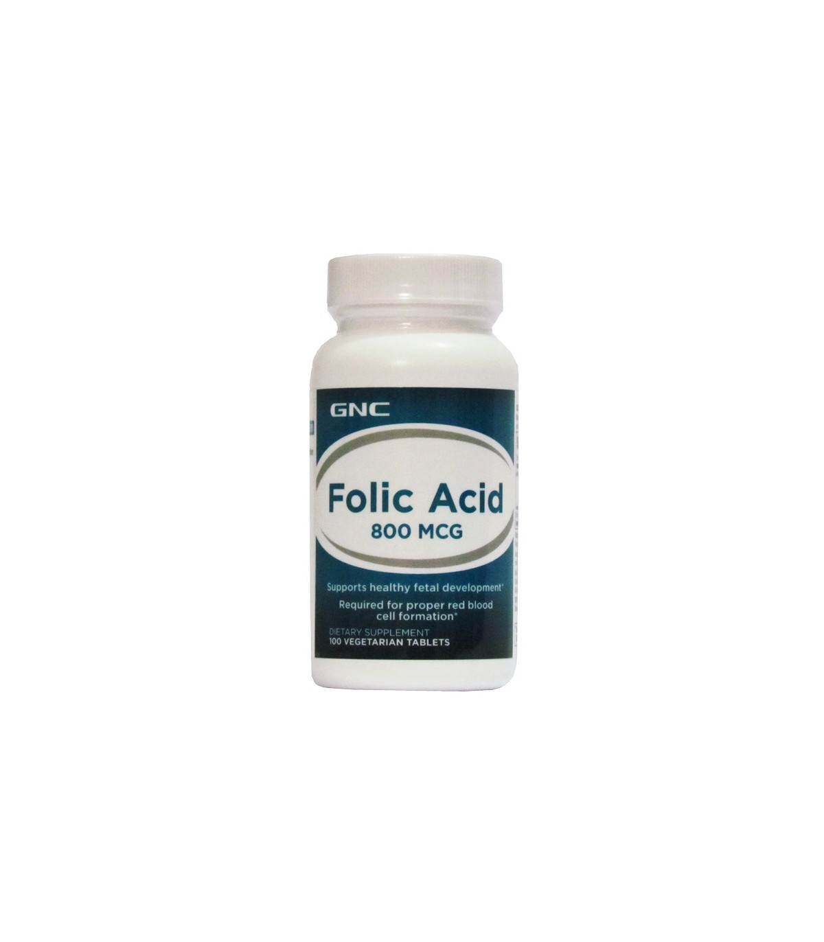 GNC Folic Acid 800mcg – 100 Tablets