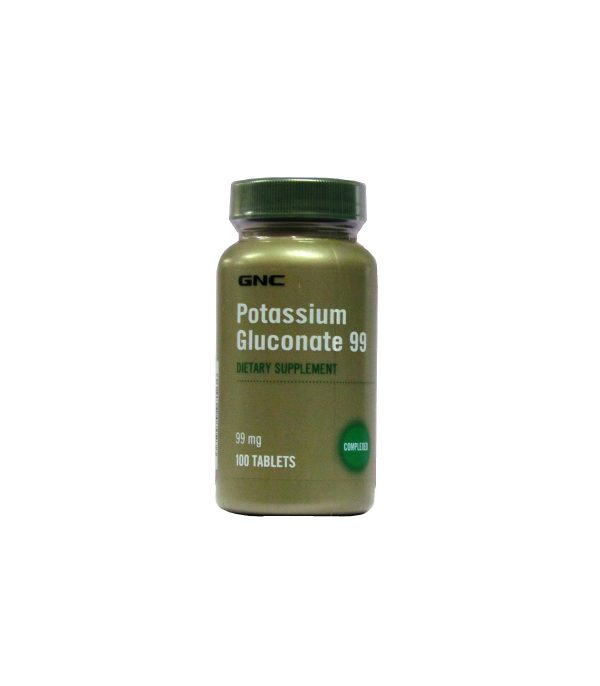 GNC Potassium Gluconate 99 - 100 Tablets