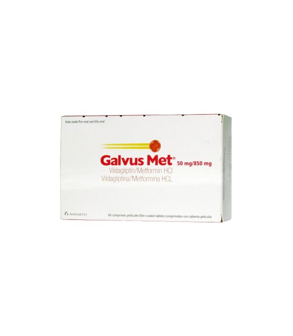 GalvusMet 50mg/850mg – 60 Tablets