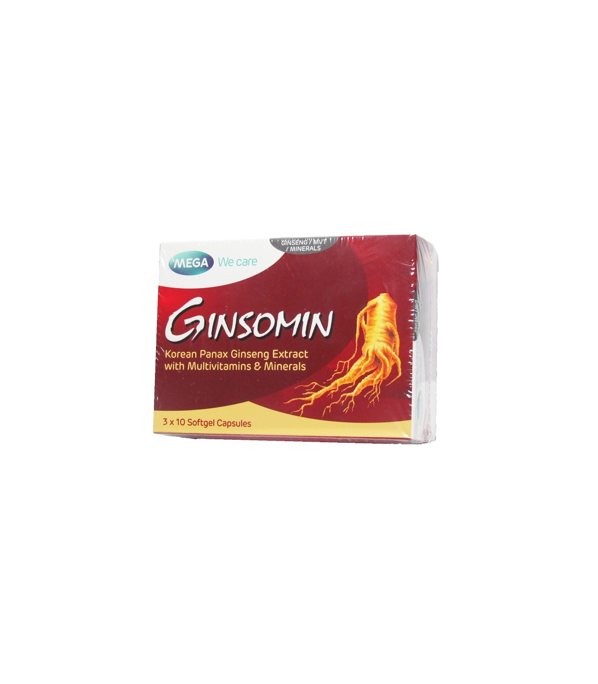 Ginsomin Korean Ginseng Extract – 30 Capsules