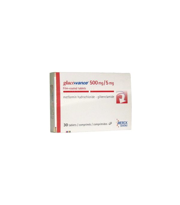 Glucovance 500mg/5mg – 30 Tablets