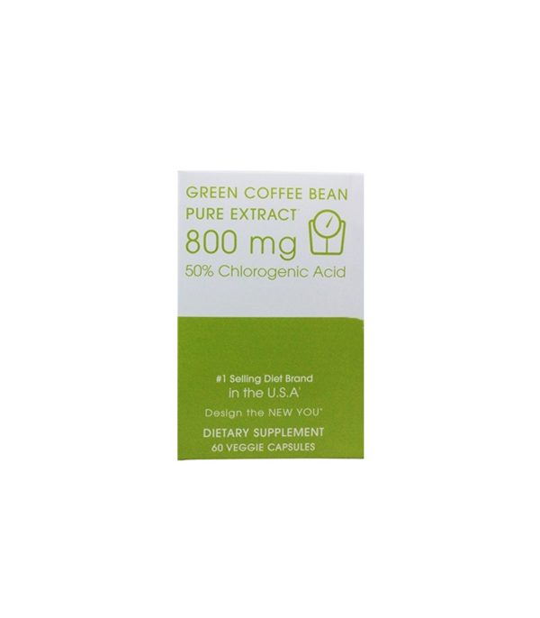 Green Coffee Bean Pure Extract 800mg - 60 Capsules