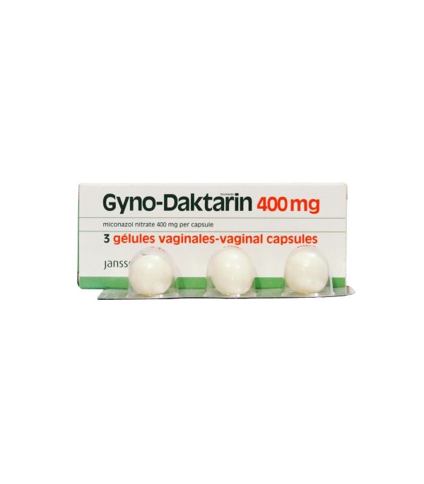 Gyno-Daktarin 400mg Vaginal Capsules – 3 Capsules