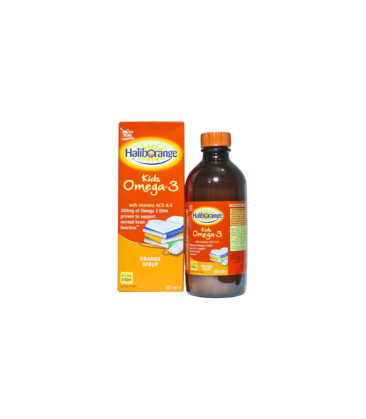 Haliborange Kids 300mg Omega-3 Orange Syrup – 400ml