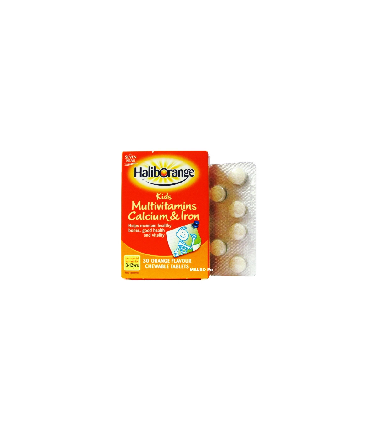 Haliborange Kids Multivitamins Calcium & Iron - 30 Tablets