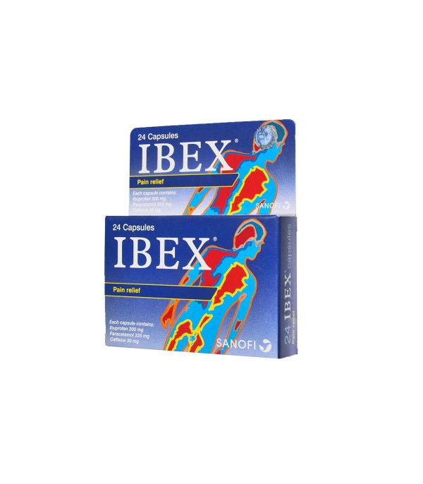 IBEX Pain Relief – 24 Capsules
