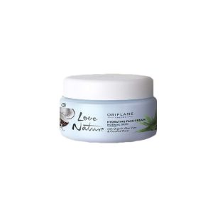 Love Nature Hydrating Face Cream with Organic Aloe Vera & Coconut Water – 50ml