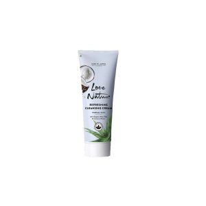 Love Nature Refreshing Cleansing Cream with Organic Aloe Vera & Coconut Water  – 125ml