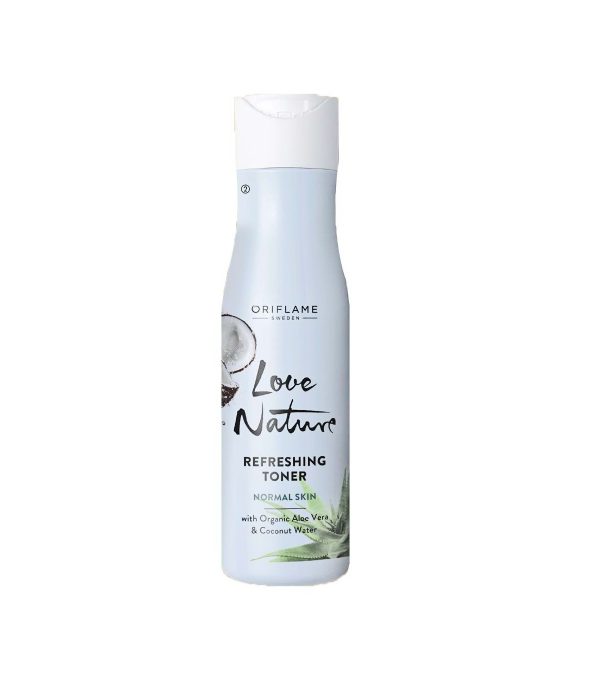 Love Nature Refreshing Toner with Organic Aloe Vera & Coconut Water – 150ml