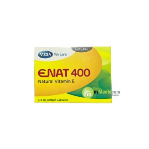 MEGA ENAT 400 Vitamin E - 30 Softgels