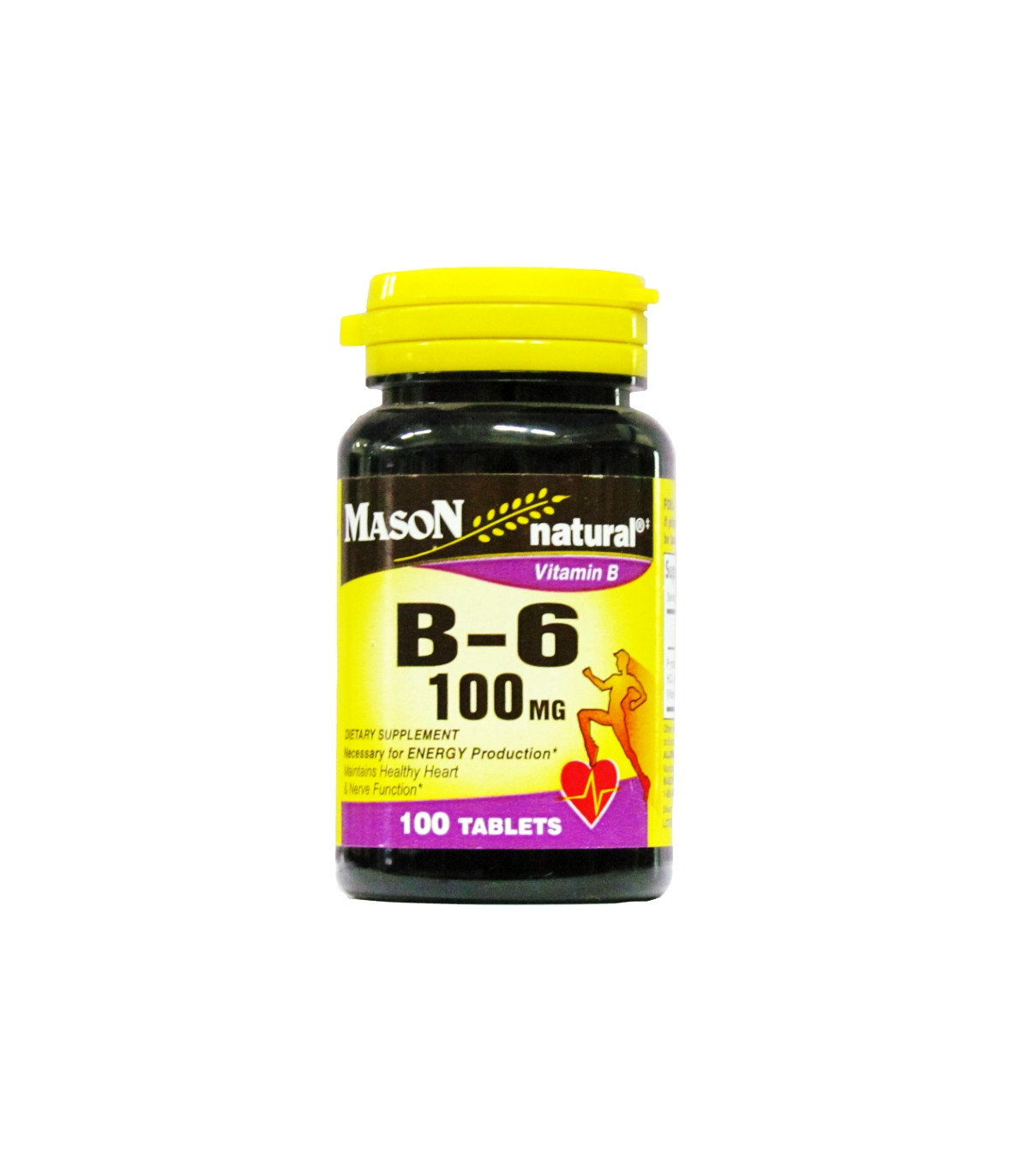 Mason Natural Vitamin B-6 100mg - 100 Tablets
