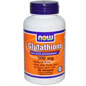NOW Glutathione 500mg -  60 Vege Capsules