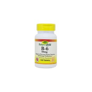Nature’s Field Vitamin B-6 50mg – 100 Tablets