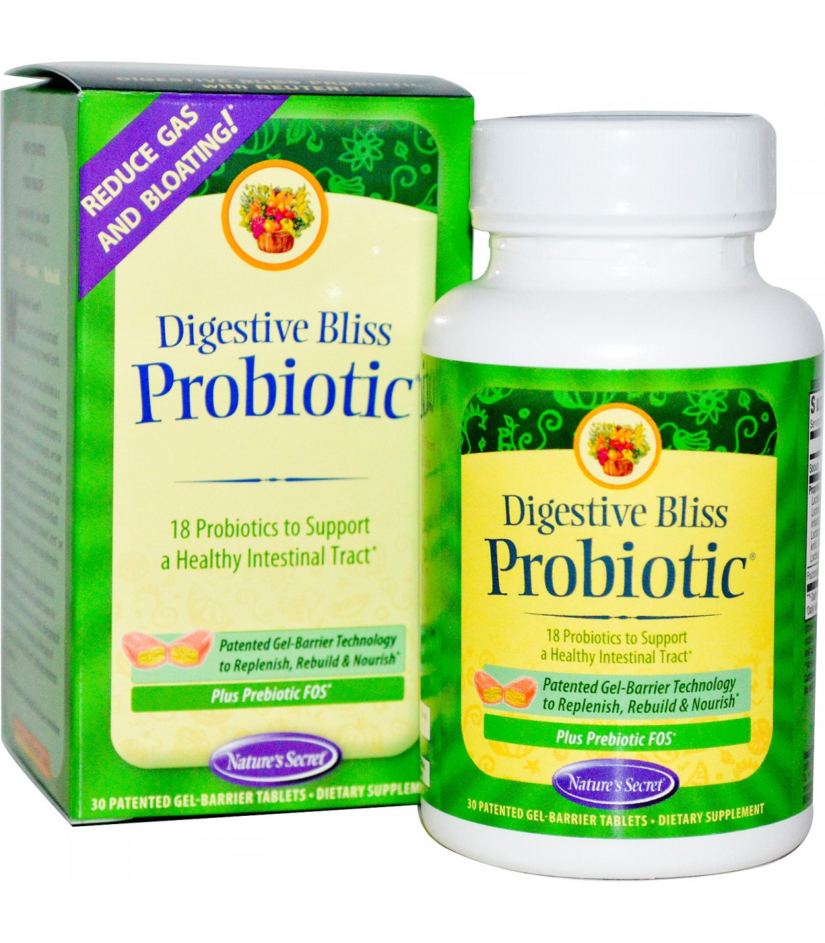 Nature’s Secret Digestive Bliss Probiotic - 30 Tablets