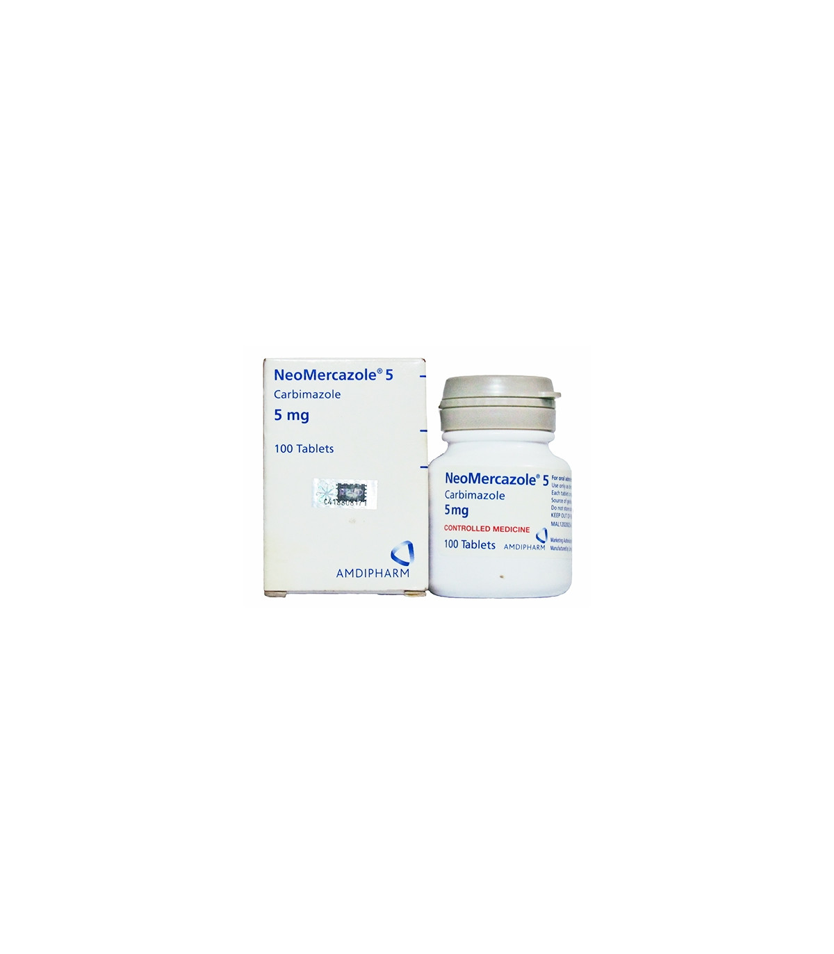 NeoMercazole 5mg - 100 Tablets
