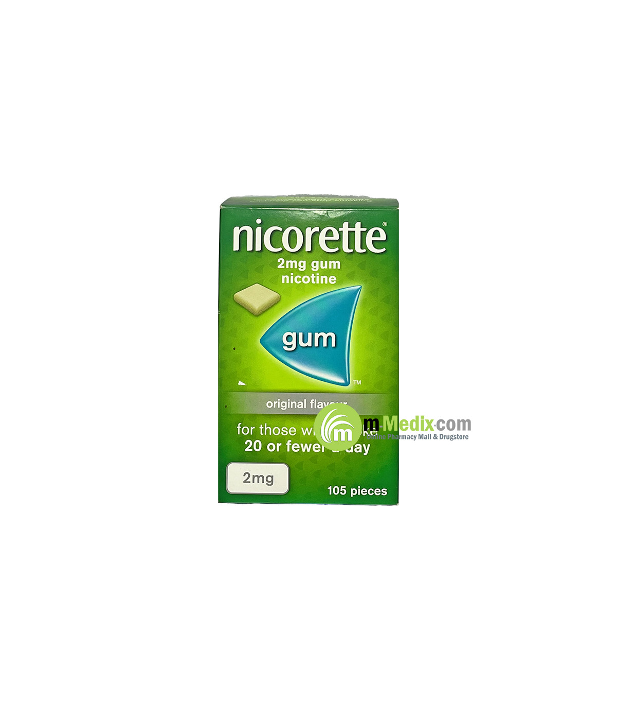 Nicorette 2mg Nicotine Gum - 105 Pieces