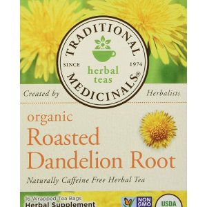 Organic Roasted Dandelion Root Tea - 16 Tea Bags