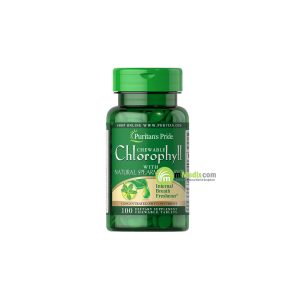 Puritan's Pride Chewable Chlorophyl – 100 Tablets