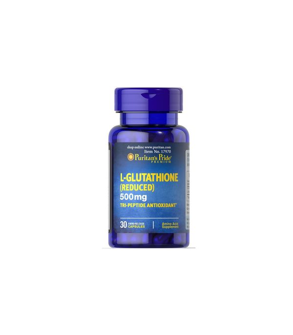 Puritan’s Pride L-Glutathione (Reduced) 500mg – 30 Capsules