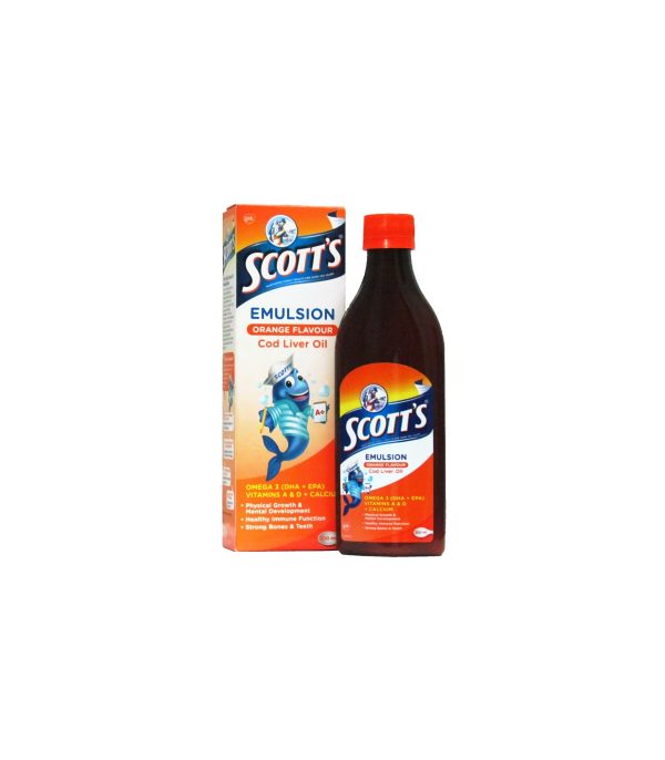 Scotts Emulsion Orange Cod Liver Oil – 200ml