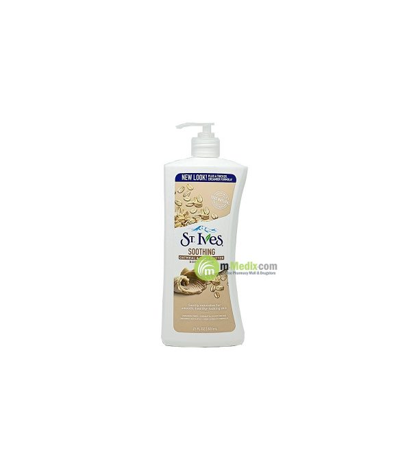 St. Ives SOOTHING Oatmeal & Shea Butter Body Lotion – 621ml
