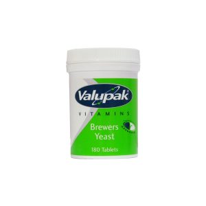 Valupak Brewers Yeast 300mg – 180 Tablets
