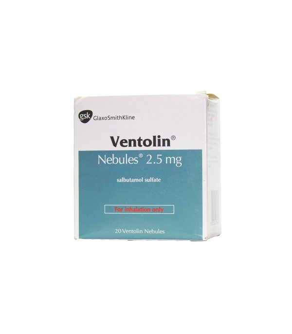 Ventolin Salbutamol 2.5mg Nebules - 2.5ml