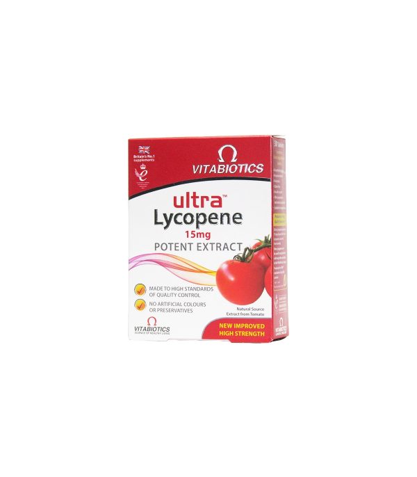 Vitabiotics Ultra Lycopene 15mg Extract – 30 Tablets